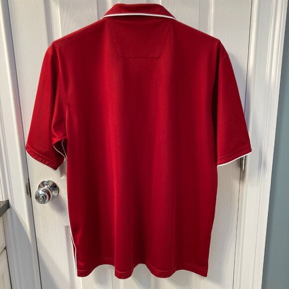 Boston Red Sox Polo Shirt Red with White Trim Size XL - Picture 5 of 7